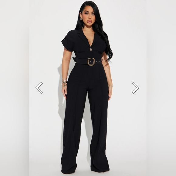 💞💋NEW ARRIVAL- Fashion Nova - Fall For You Black Jumpsuit- Size 2X 💕❤️‍🩹 - Picture 1 of 6